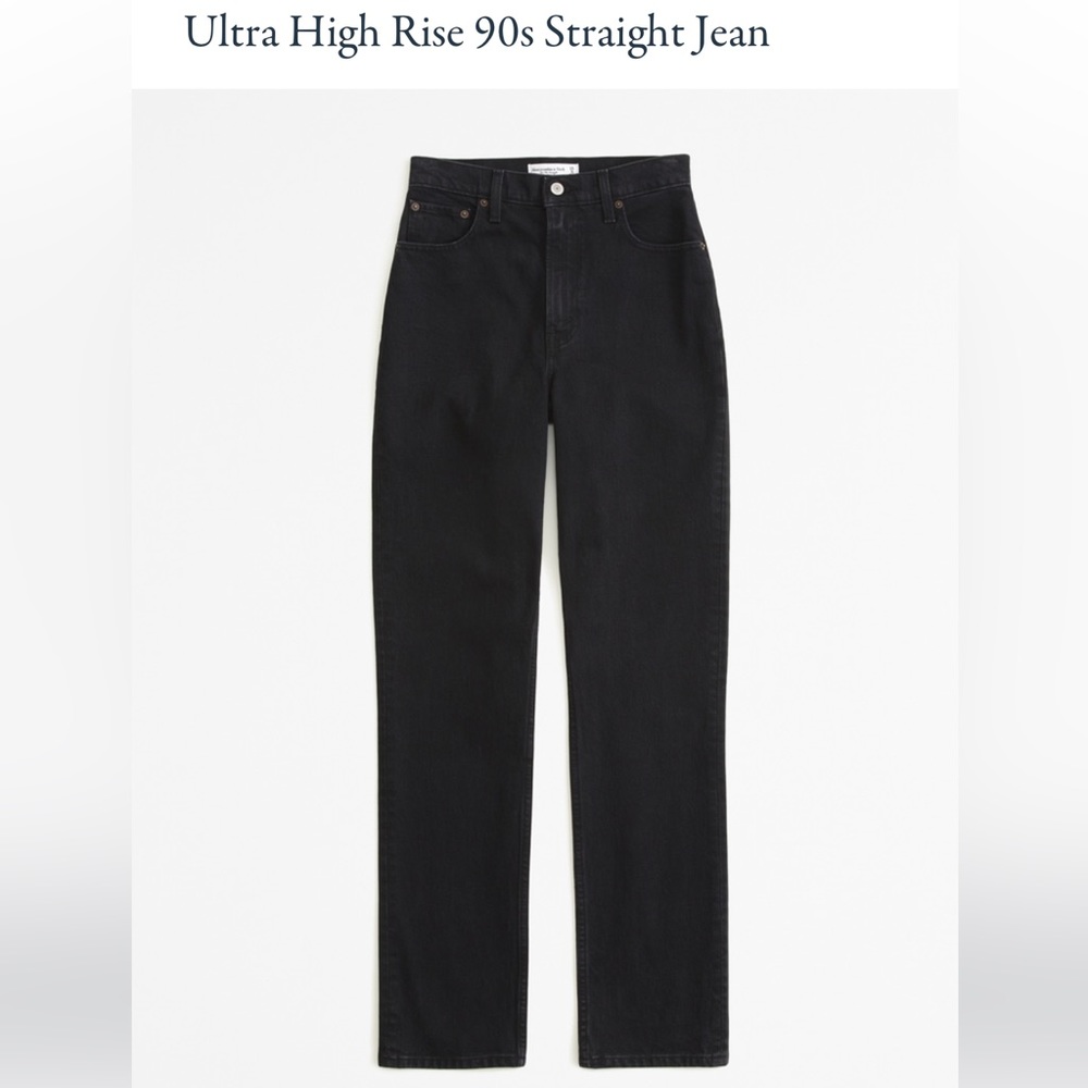 Abercrombie & Fitch Ultra High Rise 90s Straight Jean